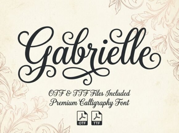 Gabrielle Font - Preview 2
