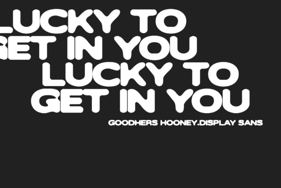 Goodhers Hooney Font - Preview 1