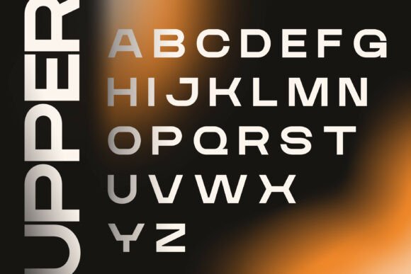 Grand Meta Font PNG with transparent background - Preview 5