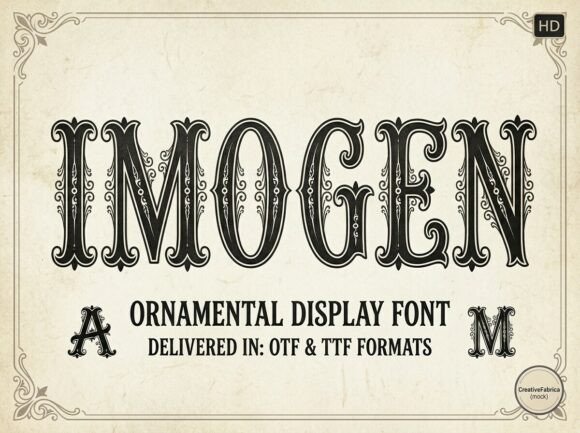 Imogen Font - Preview 2