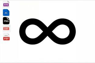 Infinit Dxf Infinity Symbol SVG PNG DXF PDF Digital Graphic by mhrana730 · Creative ...