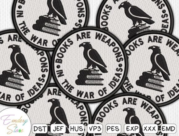 Intellectual Quote Patch Embroidery