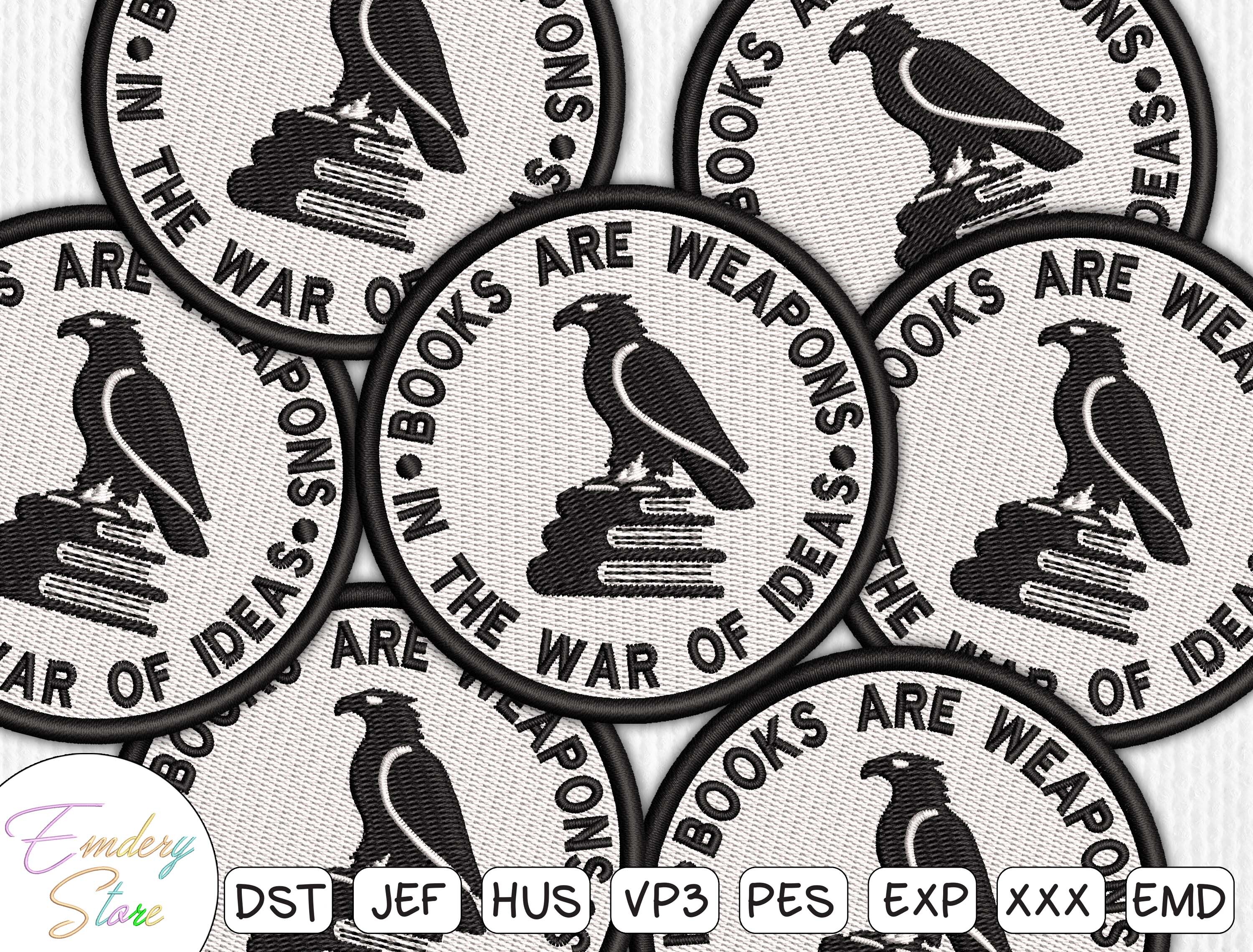 Intellectual Quote Patch Embroidery