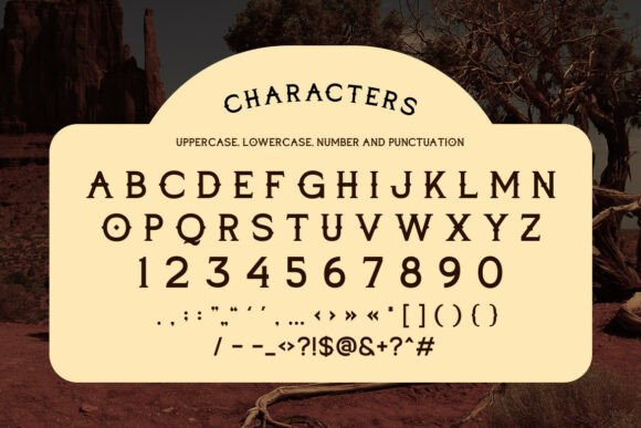 Jagged Spur Font PNG with transparent background - Preview 5