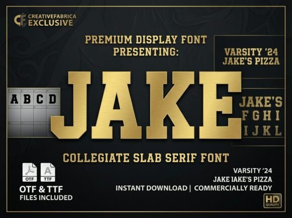Jake Font PNG with transparent background - Preview 2