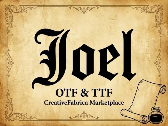 Joel Font PNG with transparent background - Preview 1