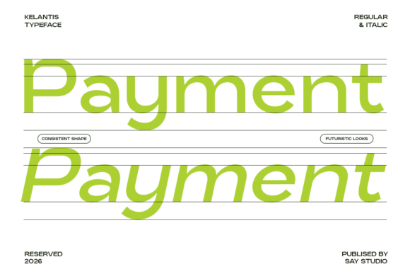 Kelantis Font PNG with transparent background - Preview 3