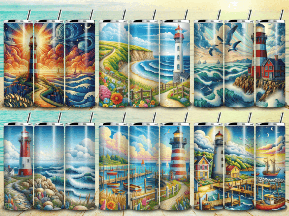 Lighthouse Tumbler Wrap Bundle
