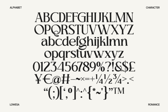 Lowesa Romance Font PNG with transparent background - Preview 5