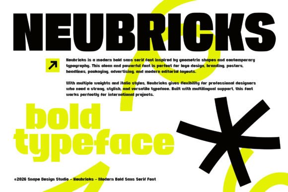 Neubricks Font PNG with transparent background - Preview 1