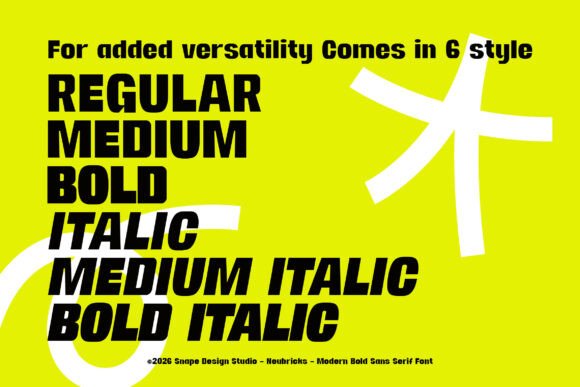 Neubricks Font PNG with transparent background - Preview 5