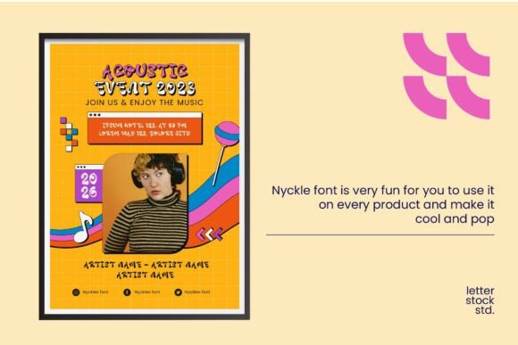 Nyckle Font PNG with transparent background - Preview 3