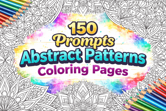 Prompts Abstract Patterns Coloring Pages