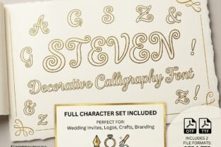 Steven Font by greenvill · Creative Fabrica
