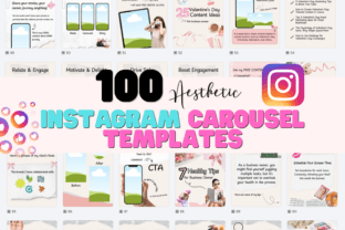 100 Canva Instagram Carousel Template Graphic by ModernAstic · Creative ...
