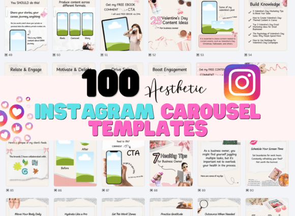 100 Canva Instagram Carousel Template Graphic Instagram By ModernAstic