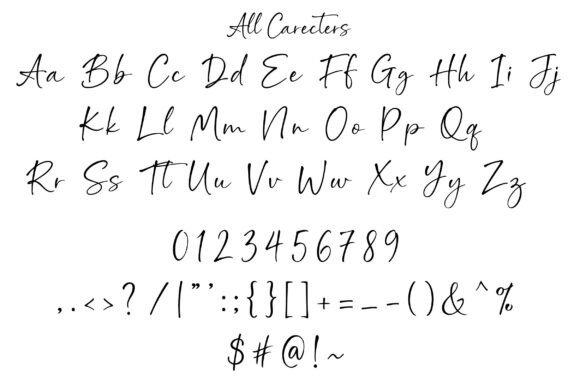 Autograph Font - Preview 2