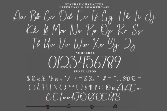 Backgrounds Font - Preview 4