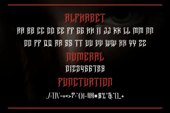 Broken Font - Preview 1