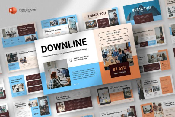 Business SOP &amp; KPI Powerpoint Template