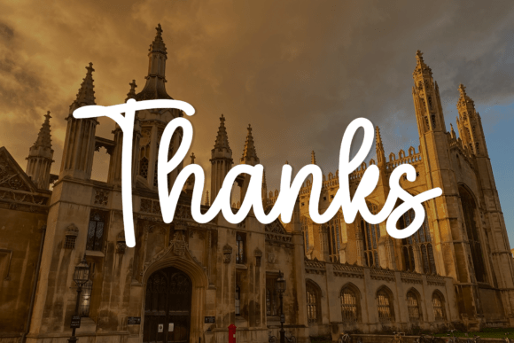 Cambridge Font - Preview 6