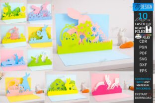 Easter 3D Layered Card SVG Bundle | SVG · Creative Fabrica