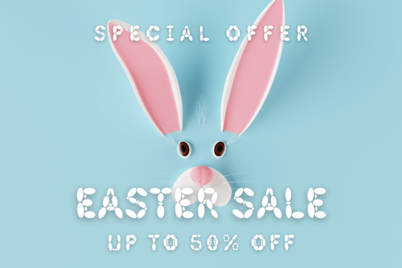 Easter Egg Dots Font - Preview 1
