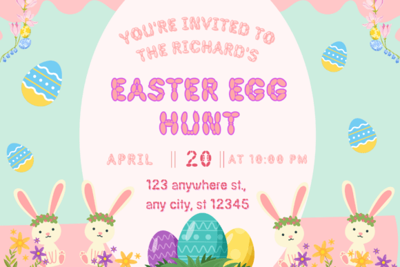 Easter Egg Dots Font - Preview 2
