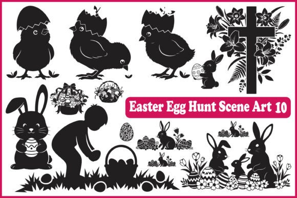 Easter Egg Hunt SVG Bundle