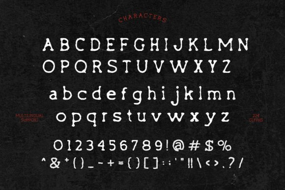 Inkfolk Font PNG with transparent background - Preview 1