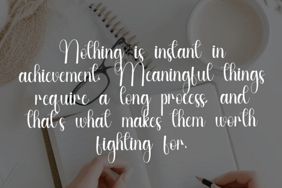 Journals Font PNG with transparent background - Preview 4