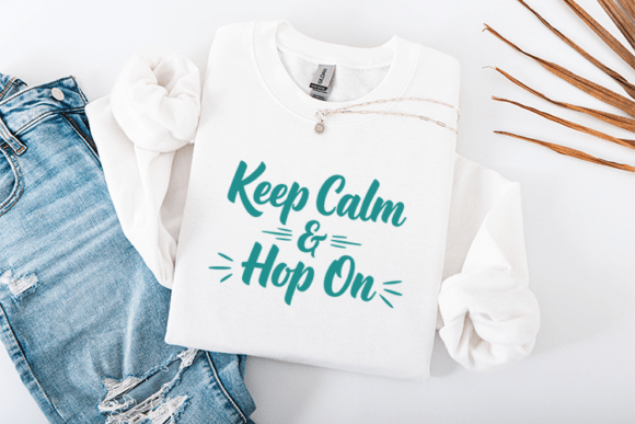 Keep Calm and Hop on Easter Quote