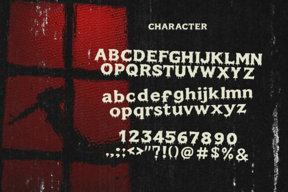 Midnight Ooze Font PNG with transparent background - Preview 1
