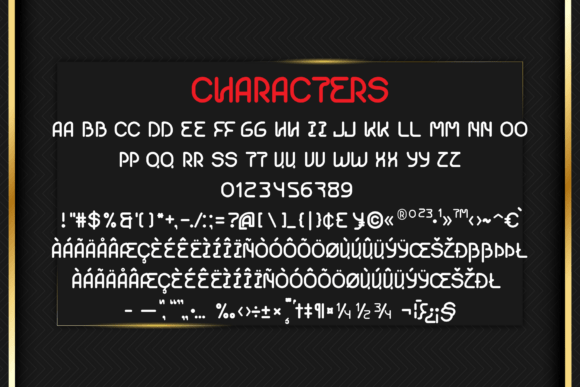 Modern Royale Font PNG with transparent background - Preview 5