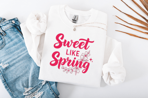 Sweet Like Spring Easter Quote Design