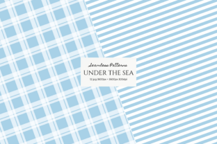 Under the Sea Seamless Patterns Bundle Graphic by KawaiiDigitalByNan ...