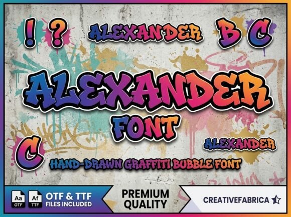 Alexander Font - Preview 2