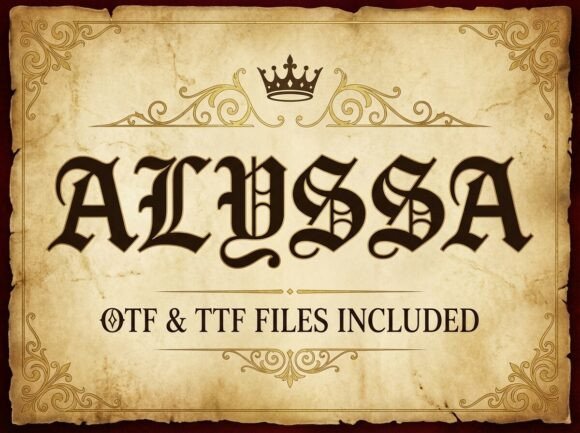 Alyssa Font - Preview 1