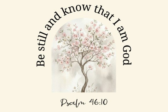 Be Still Psalm 46:10 Wall Art
