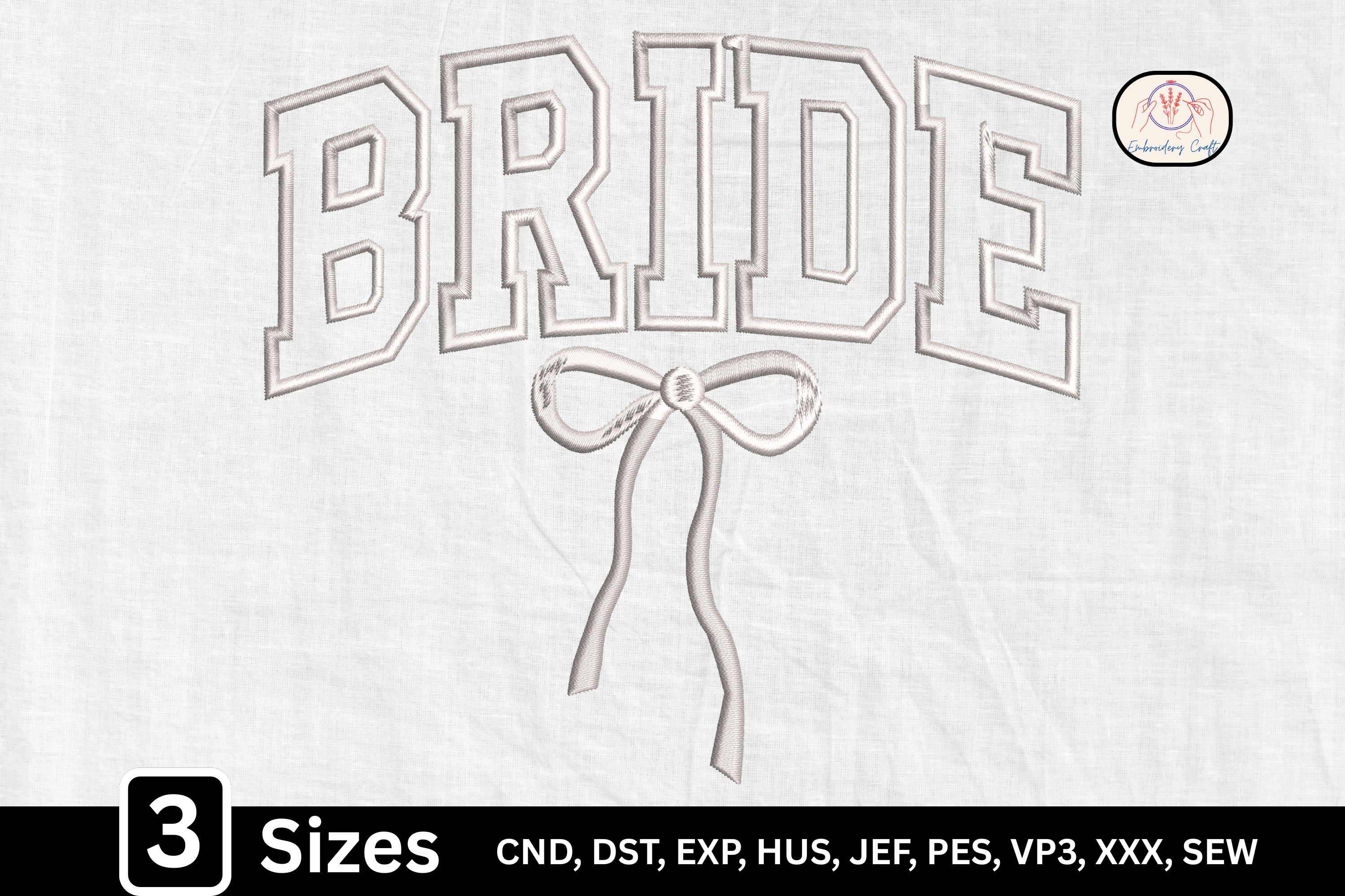 Bold College Font Bride
