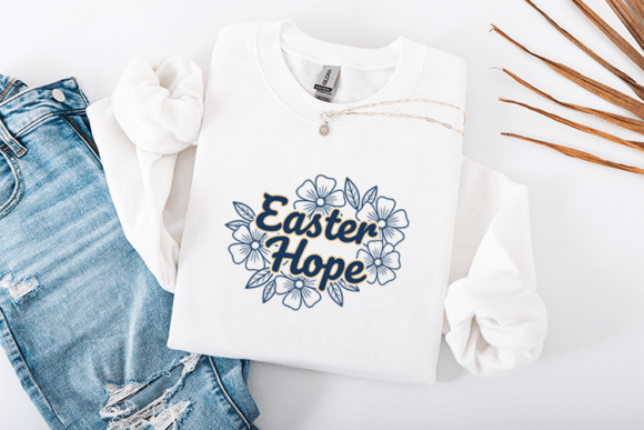 Easter Hope SVG Christian Floral