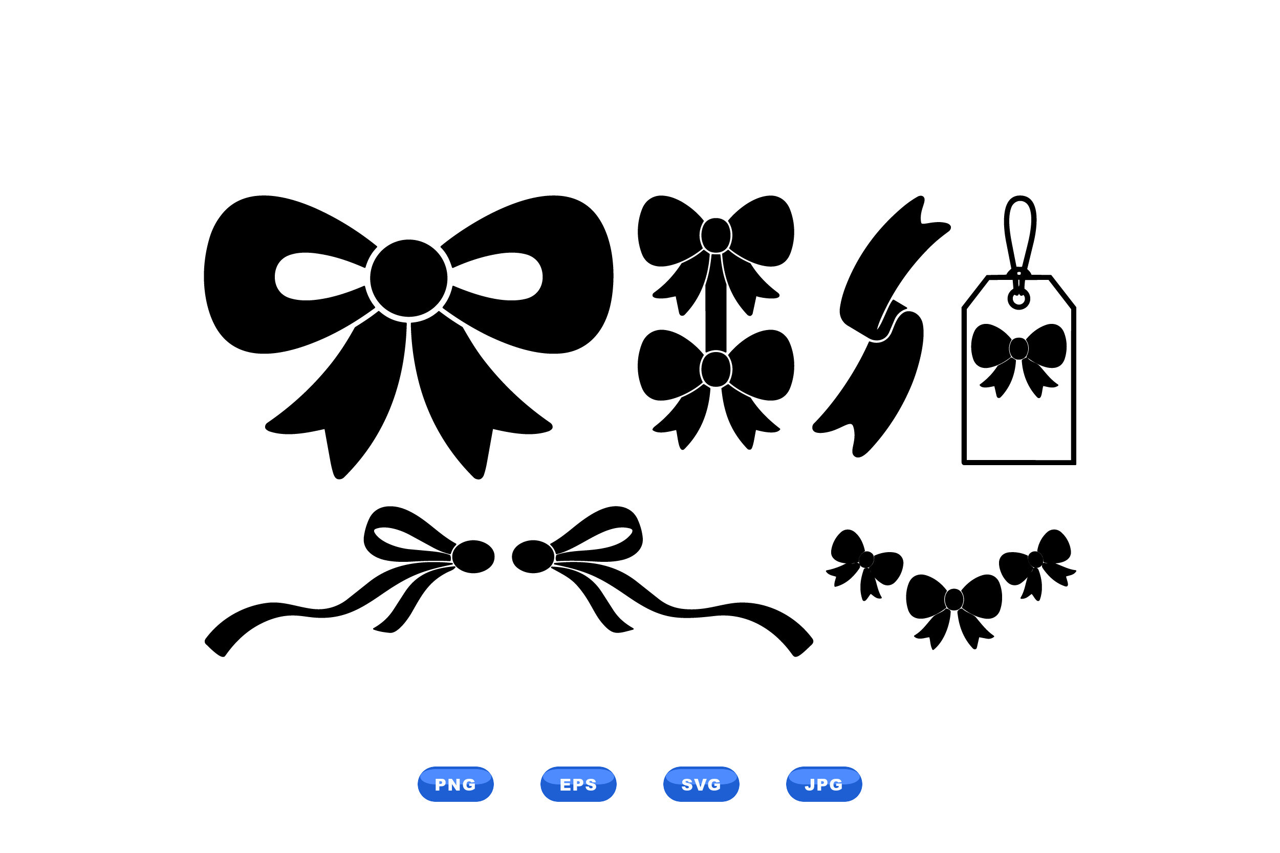 Elegant Ribbon Bow Clipart