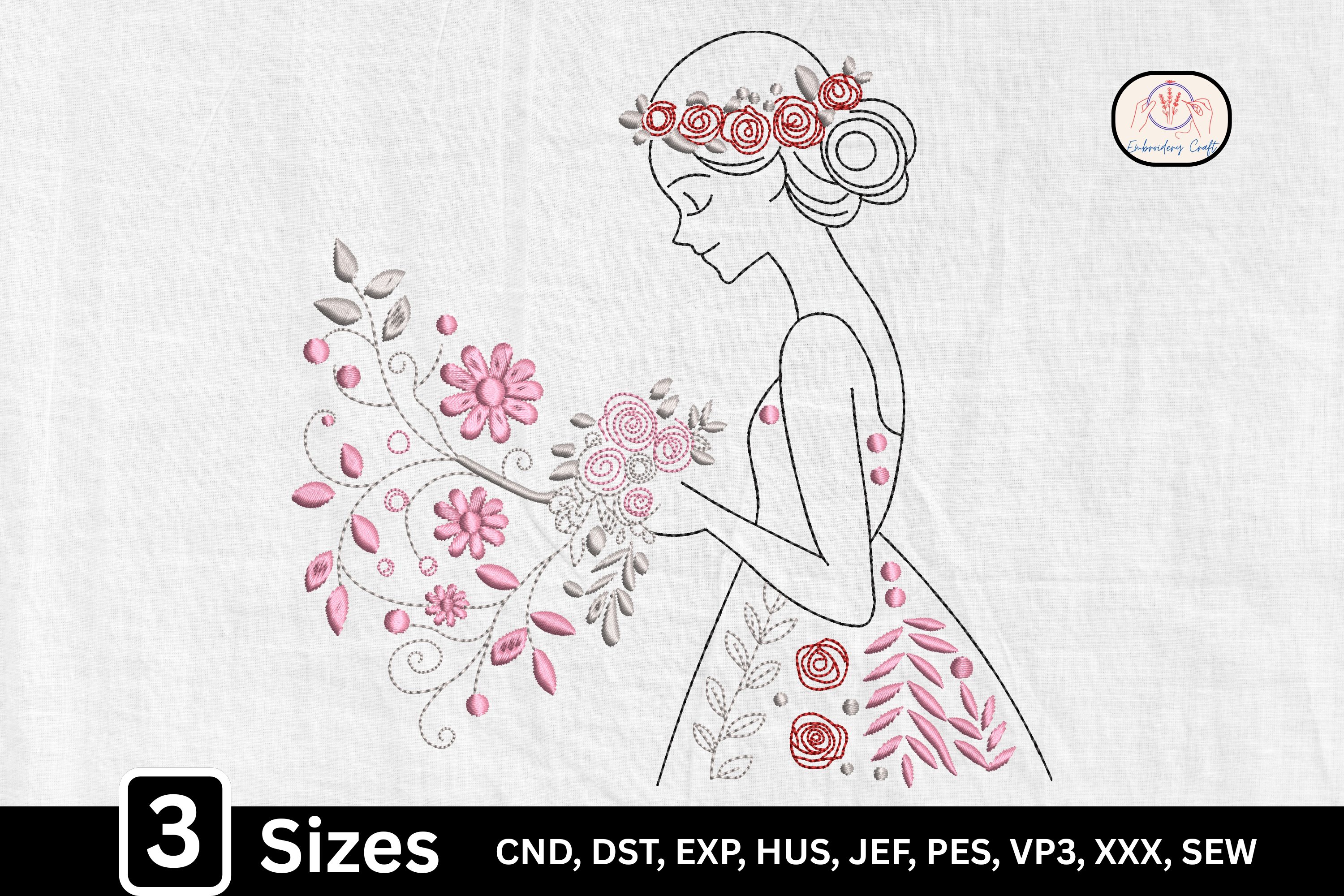 Floral Bouquet Bride Woman