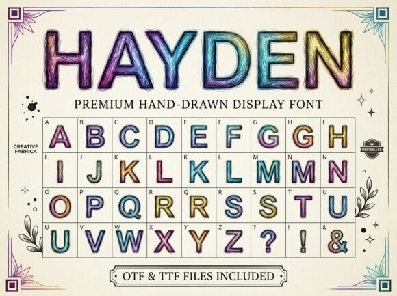 Hayden Font - Preview 1