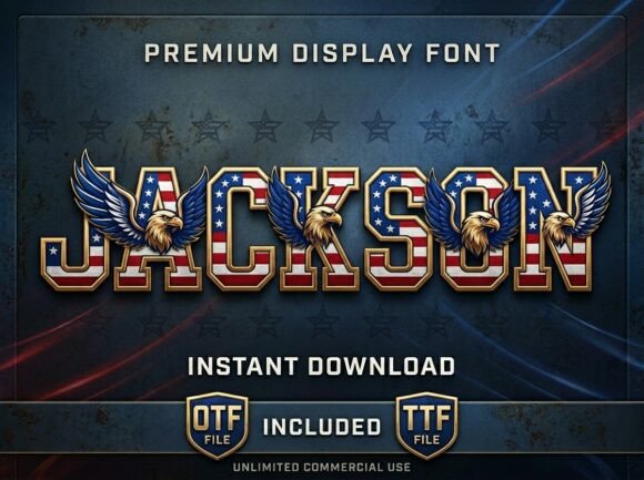 Jackson Font - Preview 1