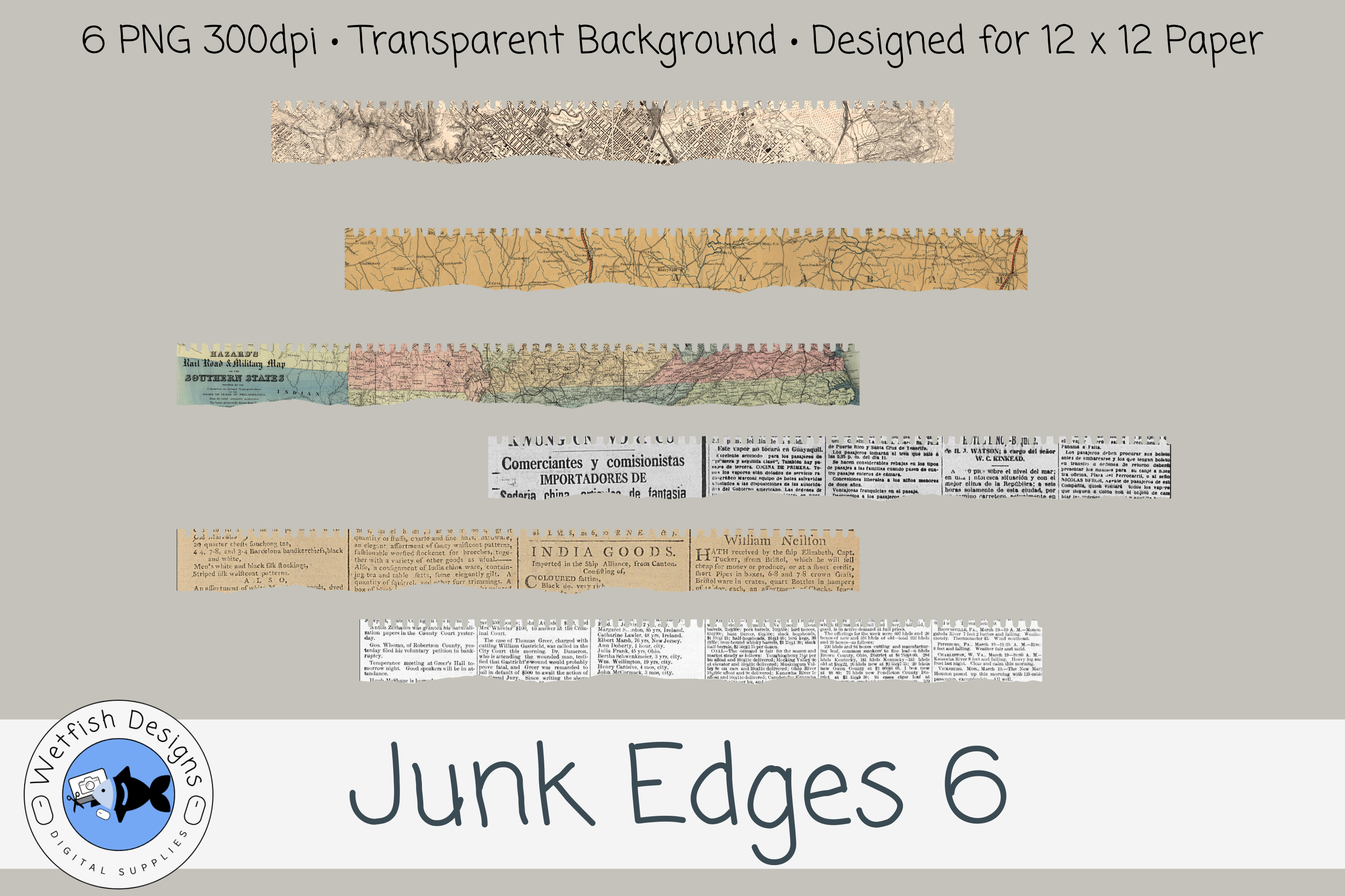 Junk Edges PNG Edges 6