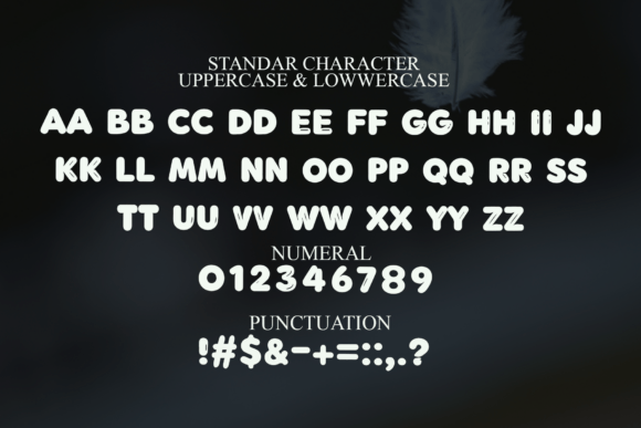 Kawaii Bubble Font PNG with transparent background - Preview 5
