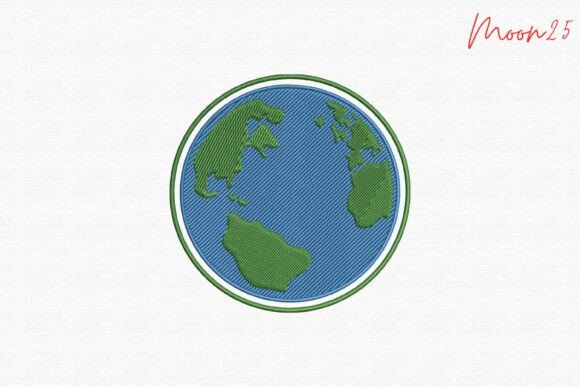 Planet Earth Globe Nature Eco Pattern