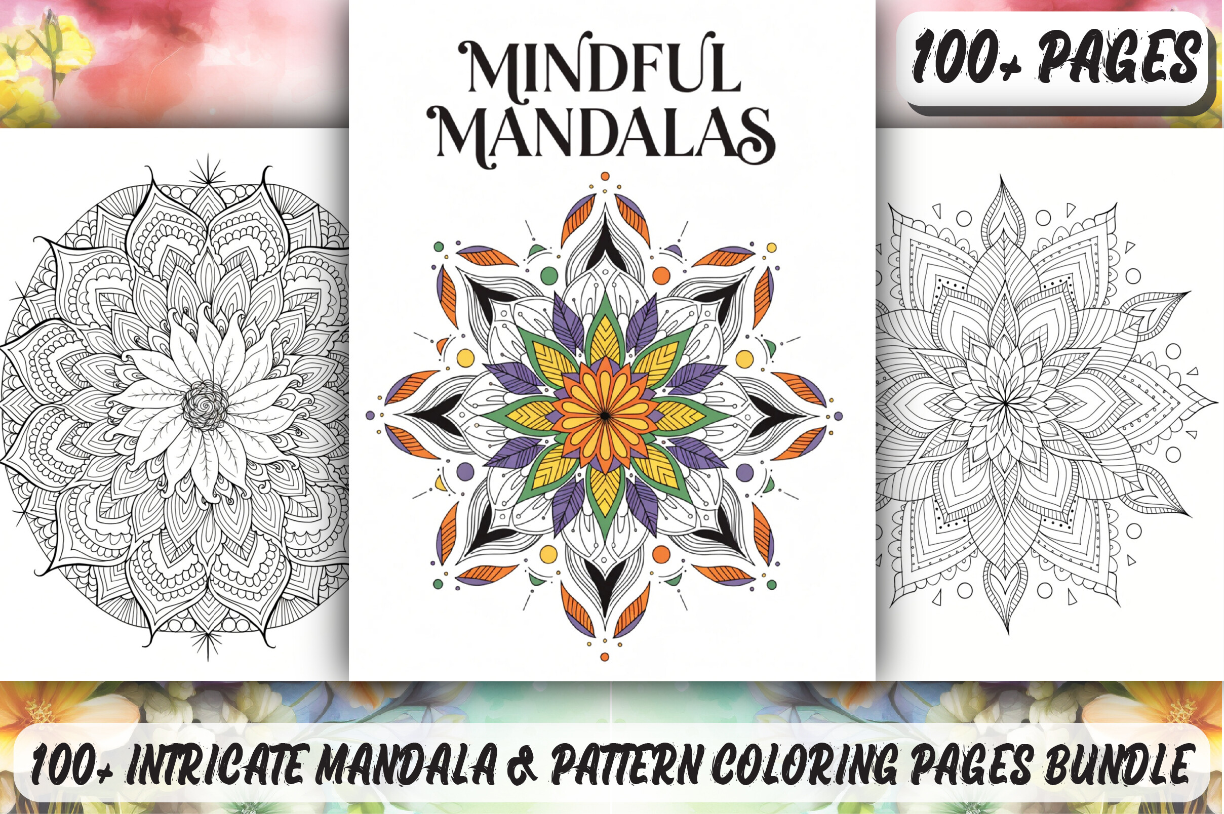 100+ Intricate Mandala & Coloring Pages