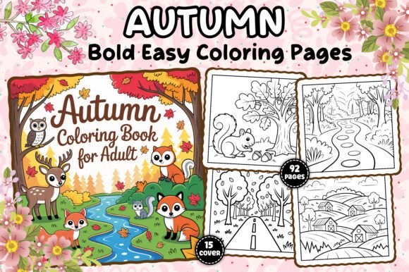 Autumn Coloring Pages for Adult